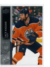 2021-22 Upper Deck Series 2 Zack Kassian Clear Cut #322 Edmonton Oilers