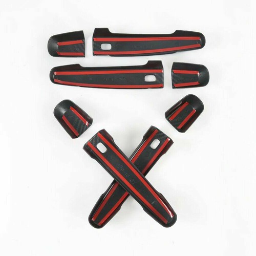 For 2019 2020 Chevrolet Blazer Carbon Fiber ABS Exterior Door Handle Cover Trim - Picture 6 of 6
