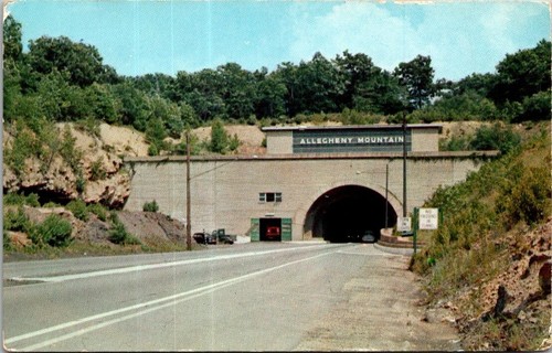 Vintage Postkarte, Allegheny Tunnel, Pennsylvania Turnpike