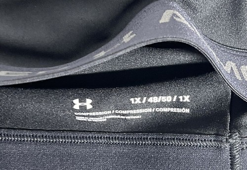 NWT Under Armour Gray Mid Crossback Support compression Sports Bra Size 1X - Picture 4 of 4