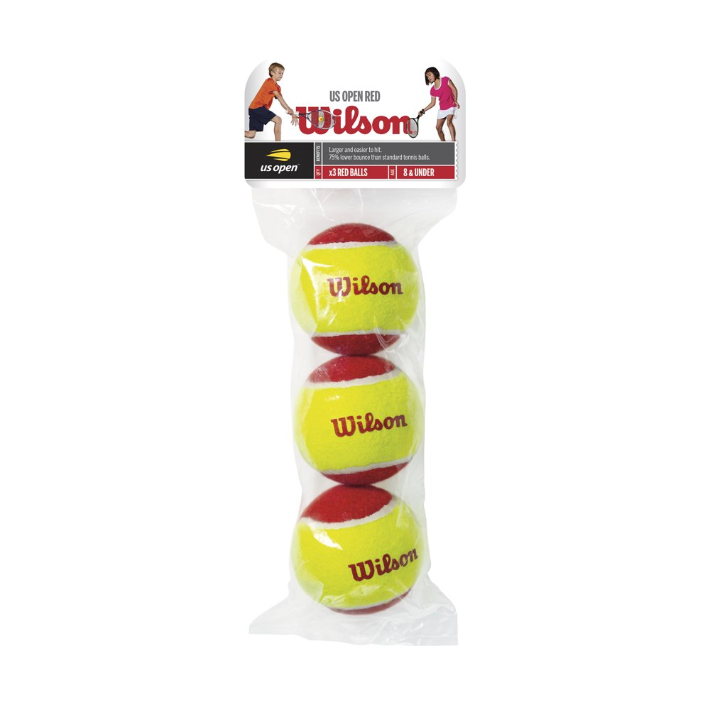 Junior Tennis Balls Wilson US Open Starter 3-Ball Pack