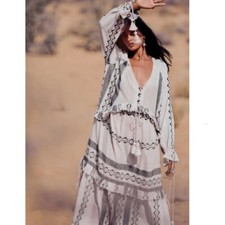 Hemant & Nandita Boho Maxi Dress Moira Kaftan Dress