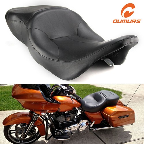 Asiento de pasajero de conductor bajo profesional para Harley Touring Electra Glide FLHTC 1997-2007 EE. UU. - Imagen 4 de 12