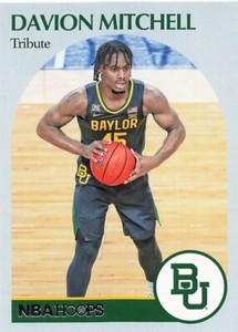 2021-22 Panini Chronicles Draft Picks #60 Davion Mitchell/Hoops Retro