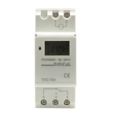 12V 30A Digital LCD Power Timer Programmierbare Zeitschaltuhr Din Rail