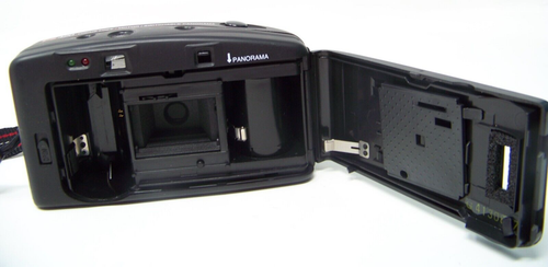 Vivitar PS420 35 mm fotocamera panoramica pellicola scatola originale vintage - Foto 7 di 8