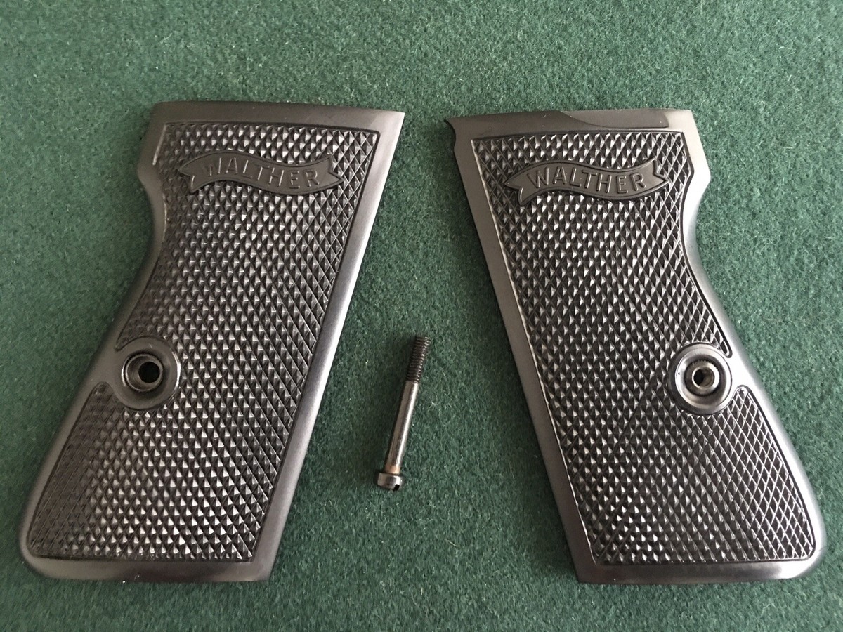 Original Factory Walther Model PP or PPK/s Black Grips w/ Screw | eBay