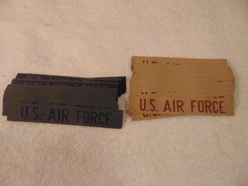 DEALER / COLLECTOR LOT OF 50  US AIR FORCE UNIFORM TAPES;GREEN & DESERT TAN - Picture 1 of 4