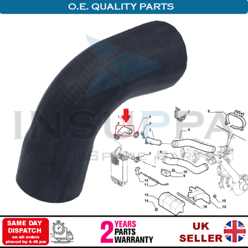 Tubo Intercooler Turbo Per Citroen Relè Fiat Ducato Peugeot Boxer 2.8L - Foto 2 di 12