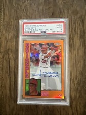 2019 Topps Chrome - 1984 Topps Autographs Orange Refractor Juan Soto /25 (AU)