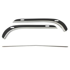 1970-71 Monte Carlo Lower Rear Body Panel Molding 3 Pieces Set New Reproduction