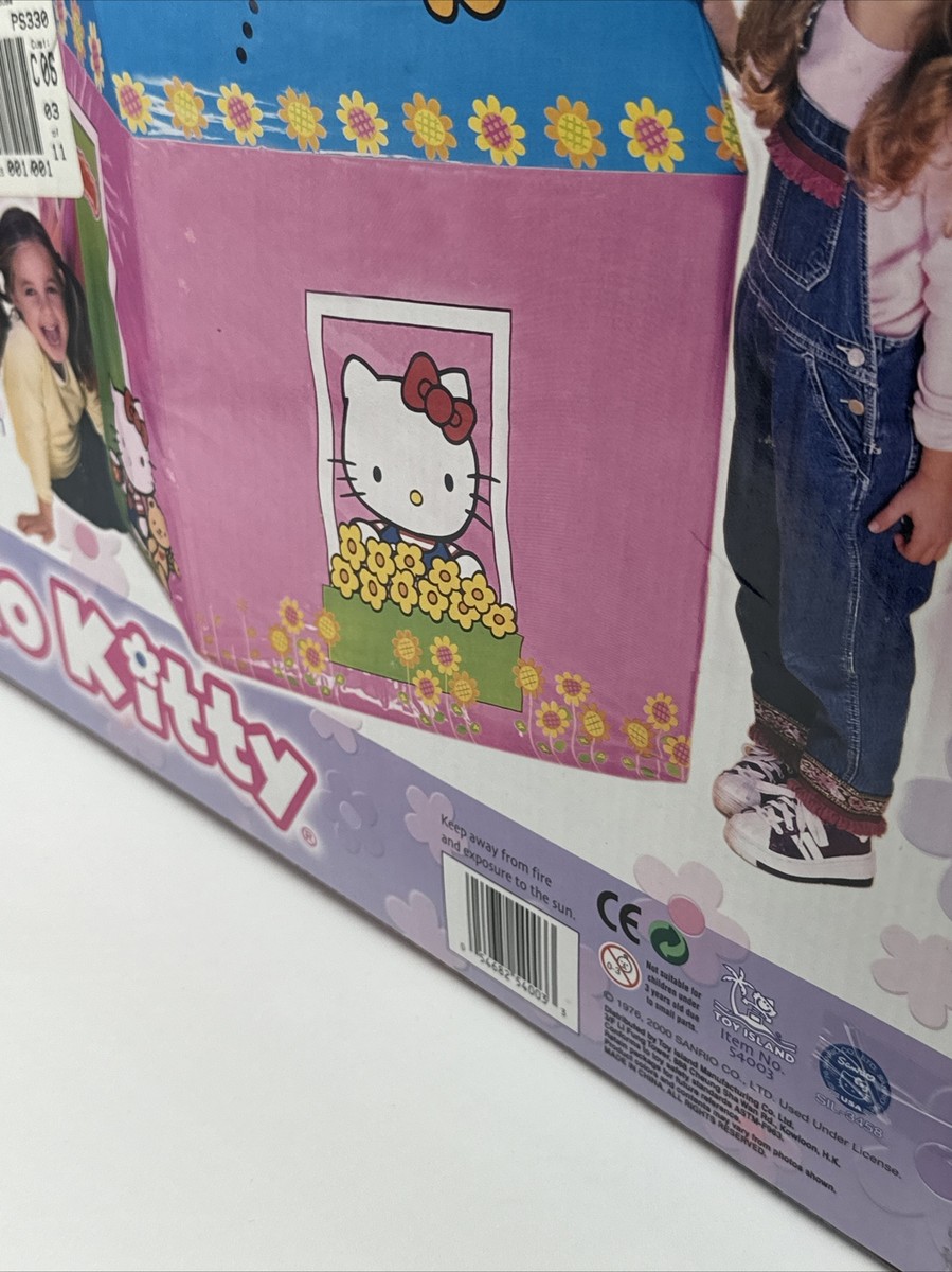 【未開封】SANRIO HELLO KITTY FLOWER ISLAND Rare 2000 Hello Kitty Flower Time Play House Sanrio Toy