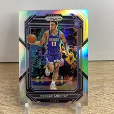 2022-23 Panini Prizm Basketball Keegan Murray Silver Prizm Rookie RC Kings #245