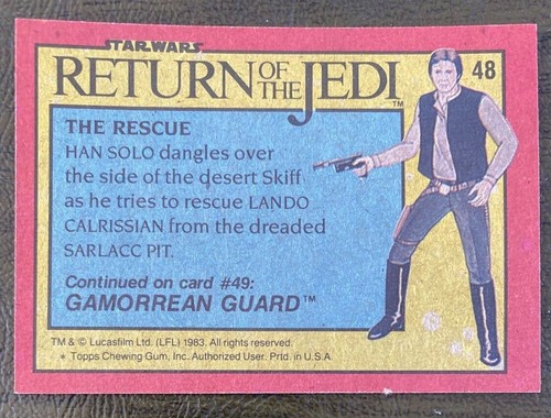 (U SELECT CARDS) 1983 El Retorno del Jedi Serie 1 🔽 ¡todas las fotos encendidas! - Imagen 77 de 219