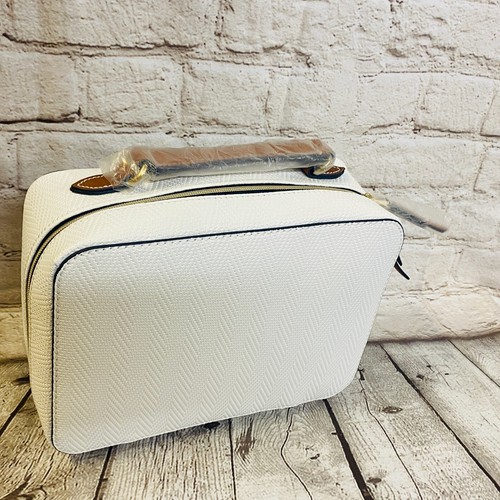 Estee Lauder White Cosmetic Zippered EMPTY Carry Bag - NEW - Picture 8 of 13