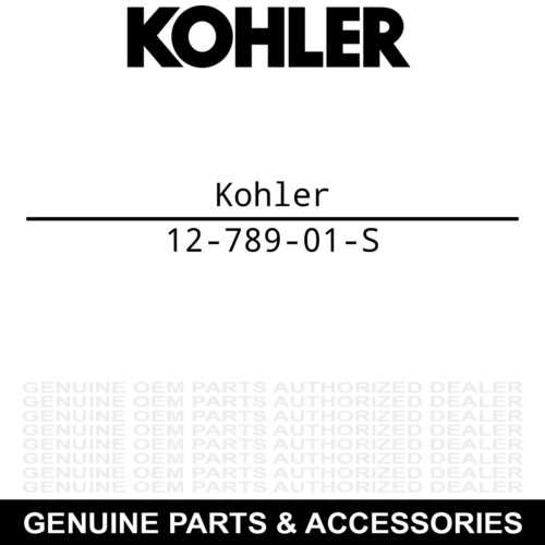 Genuine Kohler KIT: MAINT. CMD CV11-CV16 Part# KH12-789-01-S - Picture 1 of 1