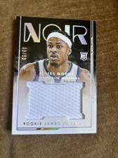 Moses Moody RC (09/99) - 2021-22 Panini Noir Rookie Jumbo Material #RJM-MSM