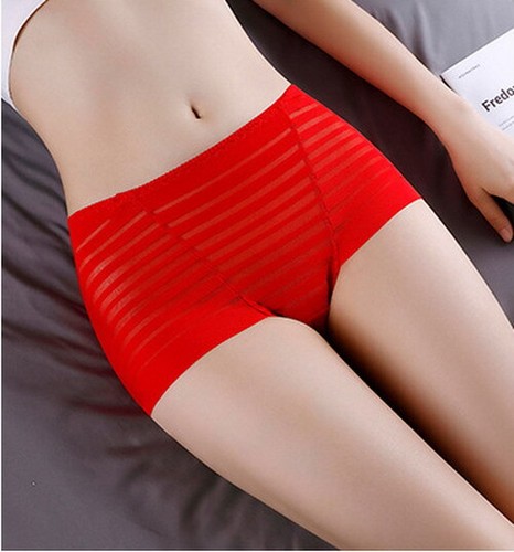 Damen High Waist Slip Träger Netz Mode Dessous Übergröße Unterhose 90131 - Bild 28 von 33
