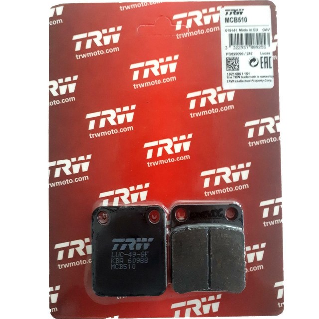 TRW Lucas brake pads MCB510 rear Kreidler Supermoto 125 DD- TRW Lucas brake pads MCB510 rear Kreidler Supermoto 125 DD-