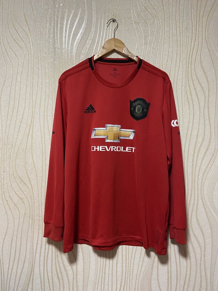 MANCHESTER UNITED 2019 2020 HOME SHIRT JERSEY LONG SLEEVE MANCHESTER UNITED 2019 2020 HOME SHIRT JERSEY LONG SLEEVE