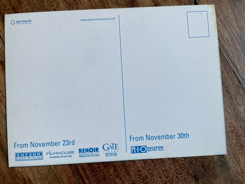 JEAN LUC GODARD - ELOGE DE L'AMOUR PROMO POSTCARD / NEAR MINT - Imagen 2 de 2