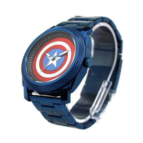 Captain America Stainless Steel Watch Blue - Picture 3 of 5