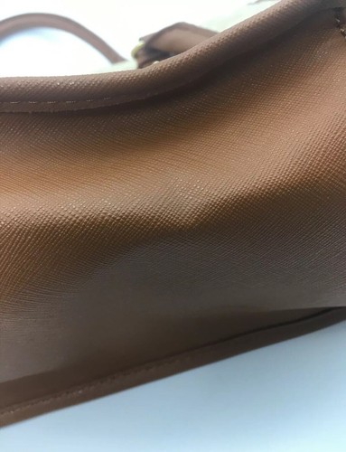 Bolso de Mano Tommy Hilfiger Signature Shopper OS/TU Marrón Nuevo con Etiquetas It/626 - Imagen 9 de 10