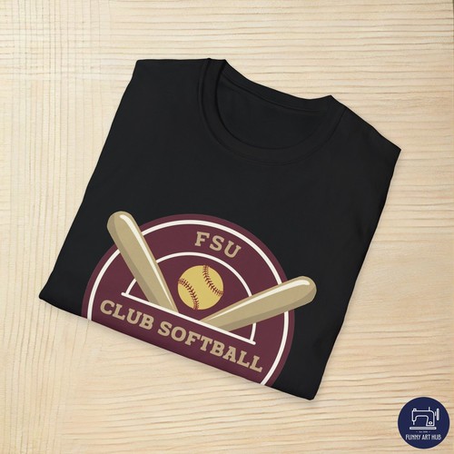 Florida State Seminoles Softball Team Logo Unisex T-Shirt - Picture 5 of 25