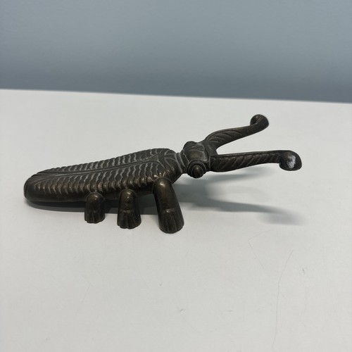 Vintage Brass Insect Shaped Boot Jack Preowned 9x4 inches (White paint mark) - Picture 8 of 12