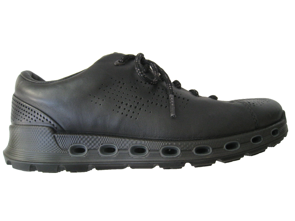 ECCO COOL 2.0 GOR-TEX SURROUND BLACK LEATHER SNEAKER MEN'S