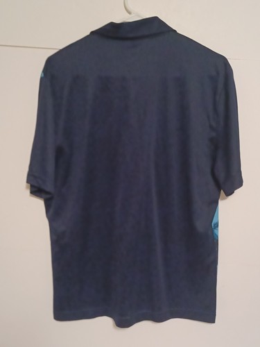 Camicia vintage bufala made in USA con bottoni davanti blu/nero - taglia large - Foto 4 di 4