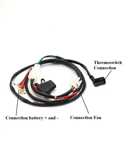 Kit Ventilatore Universale SPAL per tutto Enduro con Interruttore Termico - Picture 2 of 16