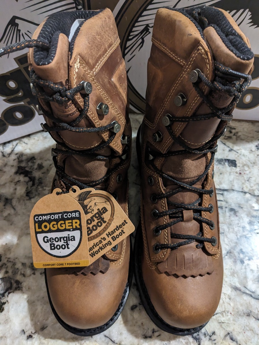 New Mens Georgia Boot Comfort Core Logger Composite Toe  display picture 3
