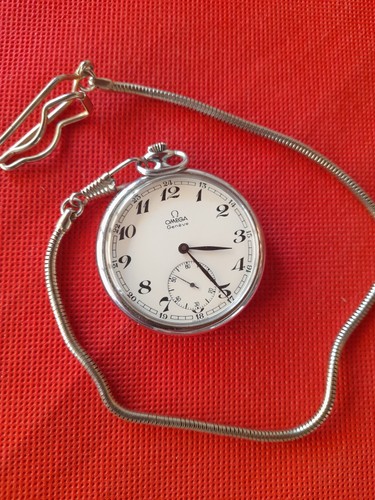 Rare Omega Geneva Pocket Watch ref 121.1740 Manual Winding _453