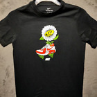 Nike Shirt Youth Extra Large Slim Black Graphic Shoe Short Sleeve Casual Unisex
