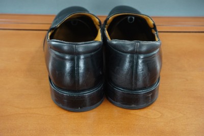 Mezlan Milan Classic Shoes Mens Size 10 Black Leather Slip  display picture 3