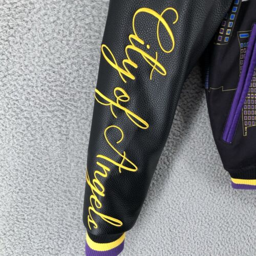 Pro Standard Los Angeles Lakers Remix Varsity Jacke Herren Small Schwarz Neu 9995 - Bild 4 von 19