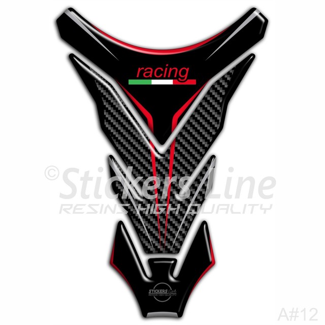 Tankpad mit Harz Beschichtet Aprilia Rs Racing modell Aufkleber Tank 3D A #12 Tankpad mit Harz Beschichtet Aprilia Rs Racing modell Aufkleber Tank 3D A #12