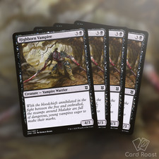 MTG x4 Highborn Vampire 107/280 Zendikar Rising ZNR Playset