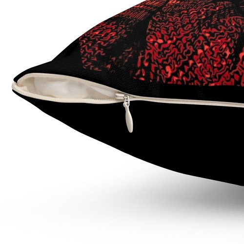 Quadratisches Kissen aus gesponnenem Polyester ~allein zu Hause ~ Filmposter ~ - Bild 4 von 7