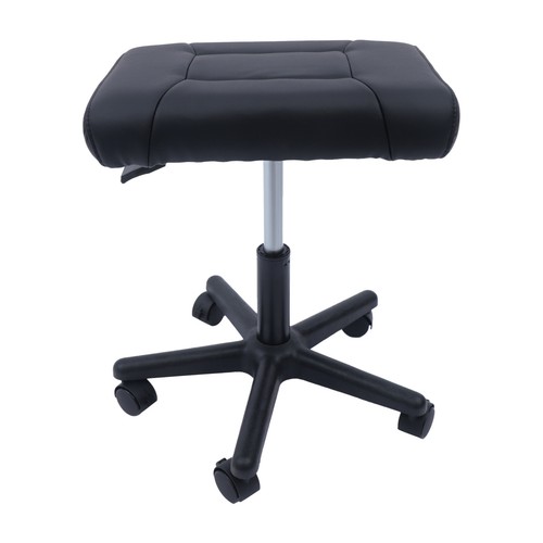 Footrest Footstool Ergonomic Adjustable Height Rolling Swivel Stool for Office - Picture 4 of 22