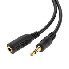 25 Ft 7.5 meter 3.5mm Stereo Male to Female Aux Audio Extension Cable / Cord