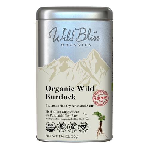 Organic Burdock Root Tea - Caffeine Free - Pharmacopoeia Quality - Picture 7 of 20