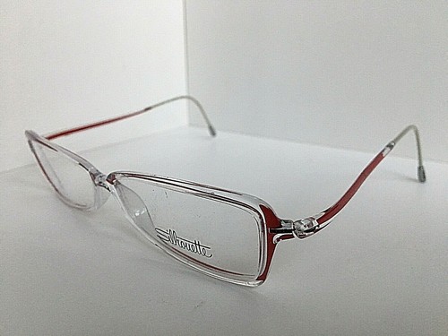 Vintage Silhouette SPX 9986071 52mm Klar Rot Damen Brille G2 - Bild 2 von 12