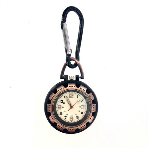 New Clip-on Backpack Buckle Carabiner Pocket Watch For Outdoor Mountaineering - Picture 24 of 24