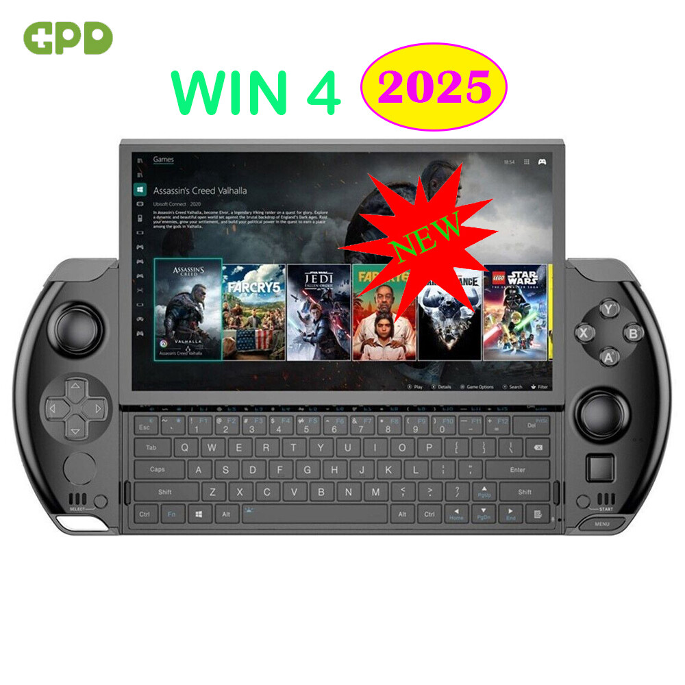 GPD WIN 4 2025 UMPC Mini PC AMD Ryzen AI 9 HX370 32GB+2TB Windows