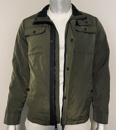 Neu Buffalo David Bitton Herren Full Zip Utility Softshell Jacke Medium M grün - Bild 3 von 5