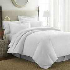 Elegant 3 Piece Duvet Cover Set Kaycie Gray Hotel Collection 14 Beautiful Colors