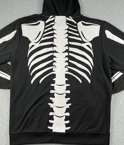 Members Only + The Chive Jacket Hoodie Windbreaker Men's XL Bones Full Zip Track - Picture 14 of 14