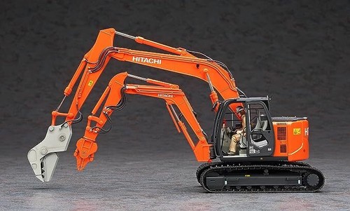 Hasegawa 1/35 Hitachi Twin Arm Type ASTACO NEO Frantoio/Taglierina telaio in ... - Foto 3 di 7